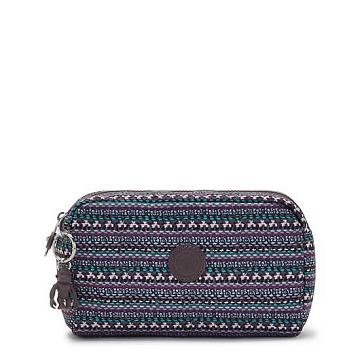 Kipling Gleam Printed Pouches Stripy Dots | CA 1735TC